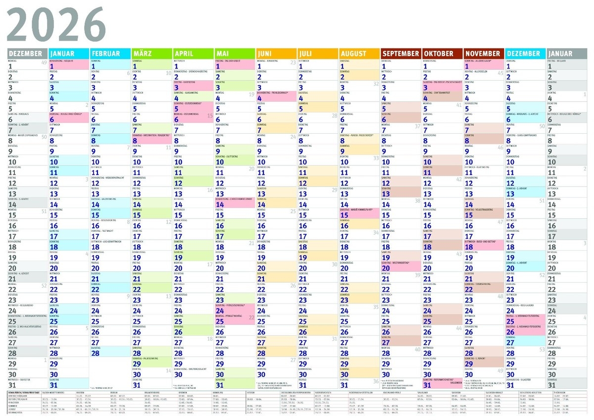 Kalender 10 Jahreskalender Kalender 10 Jahreskalender