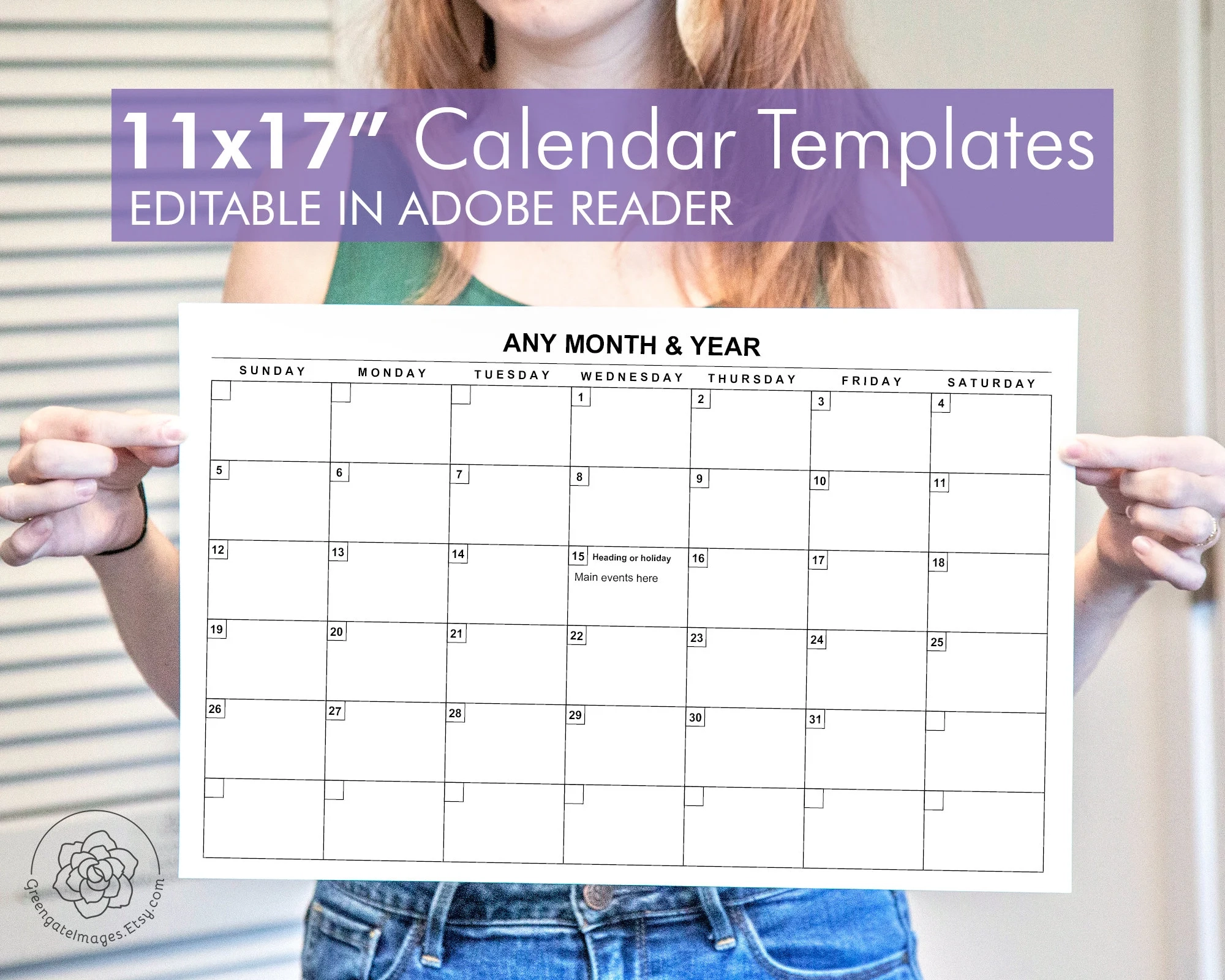 Template Kalender 17