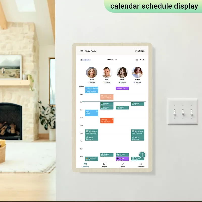 Digital E Kalender Aan De Muur
