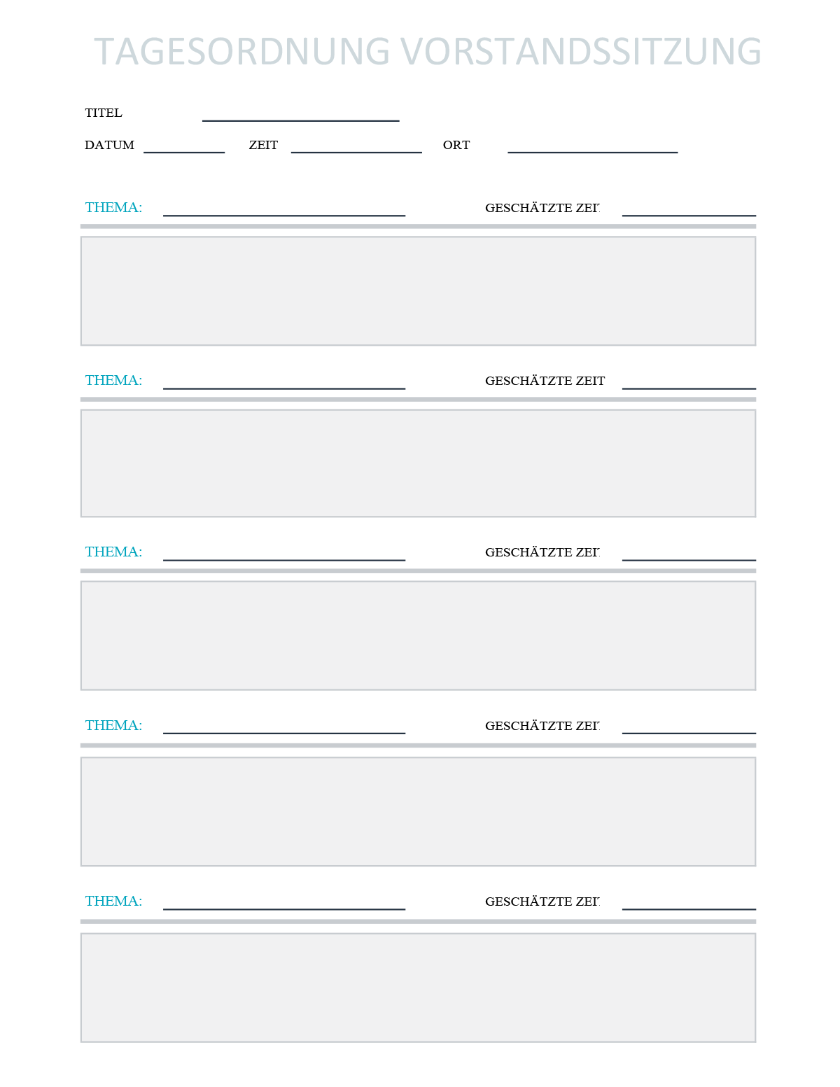 14 Professionelle Vorlagen Muster Tabellen PDF HubSpot