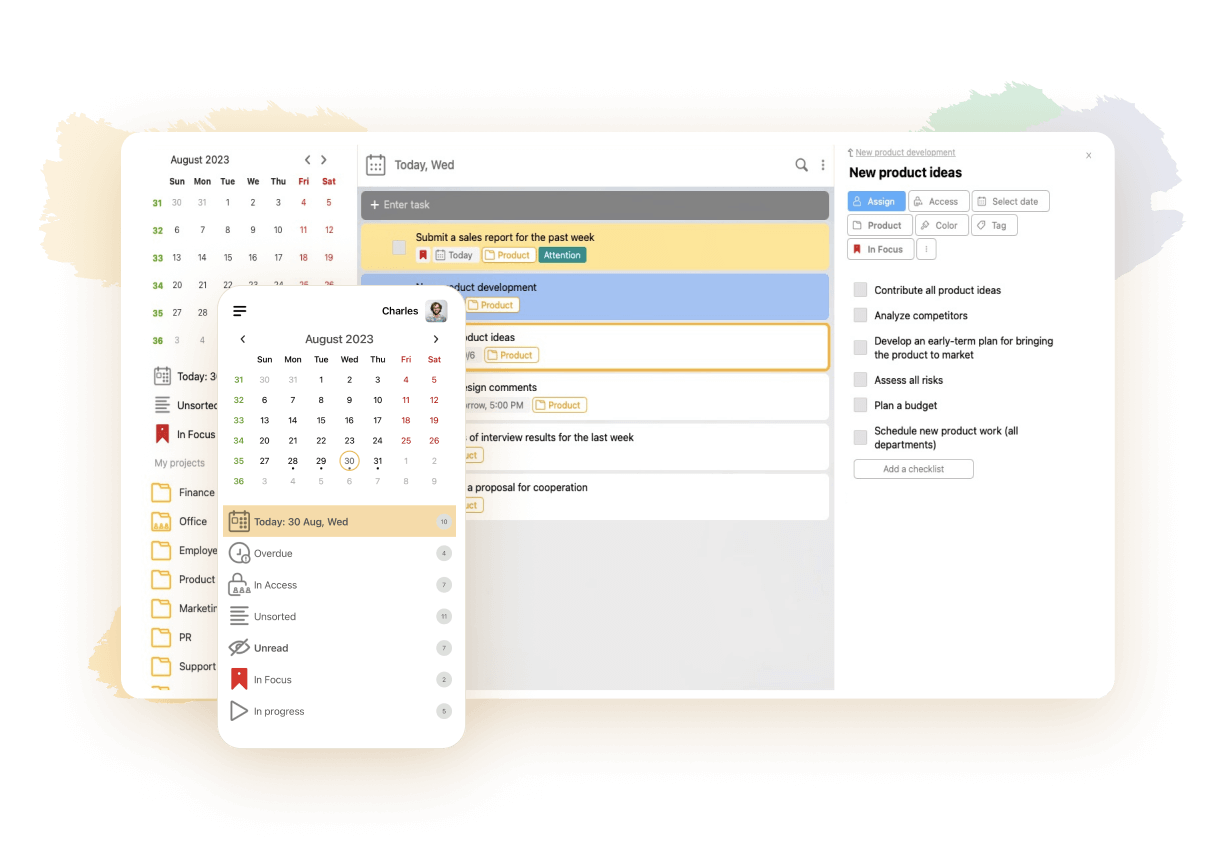 Kalender Drucken Android-App