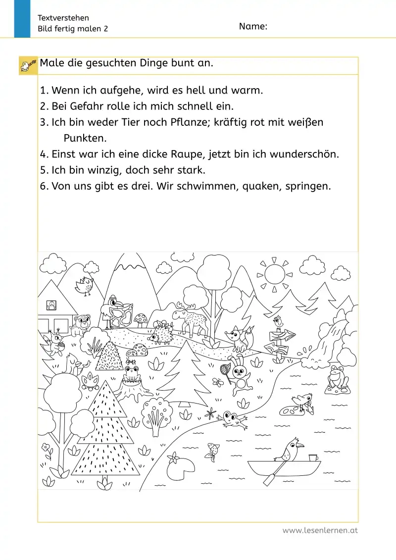2 Klasse Lesenlernen