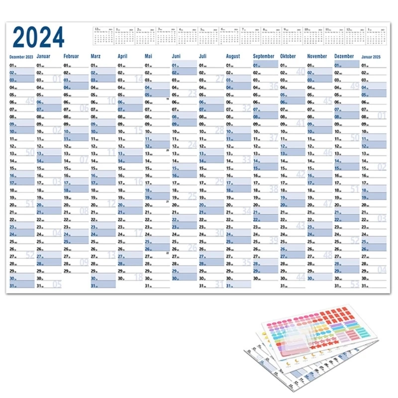 2024 Yearly Planner Calendar Full Year Planner Calendar From 1 2023 12 2025 AliExpress