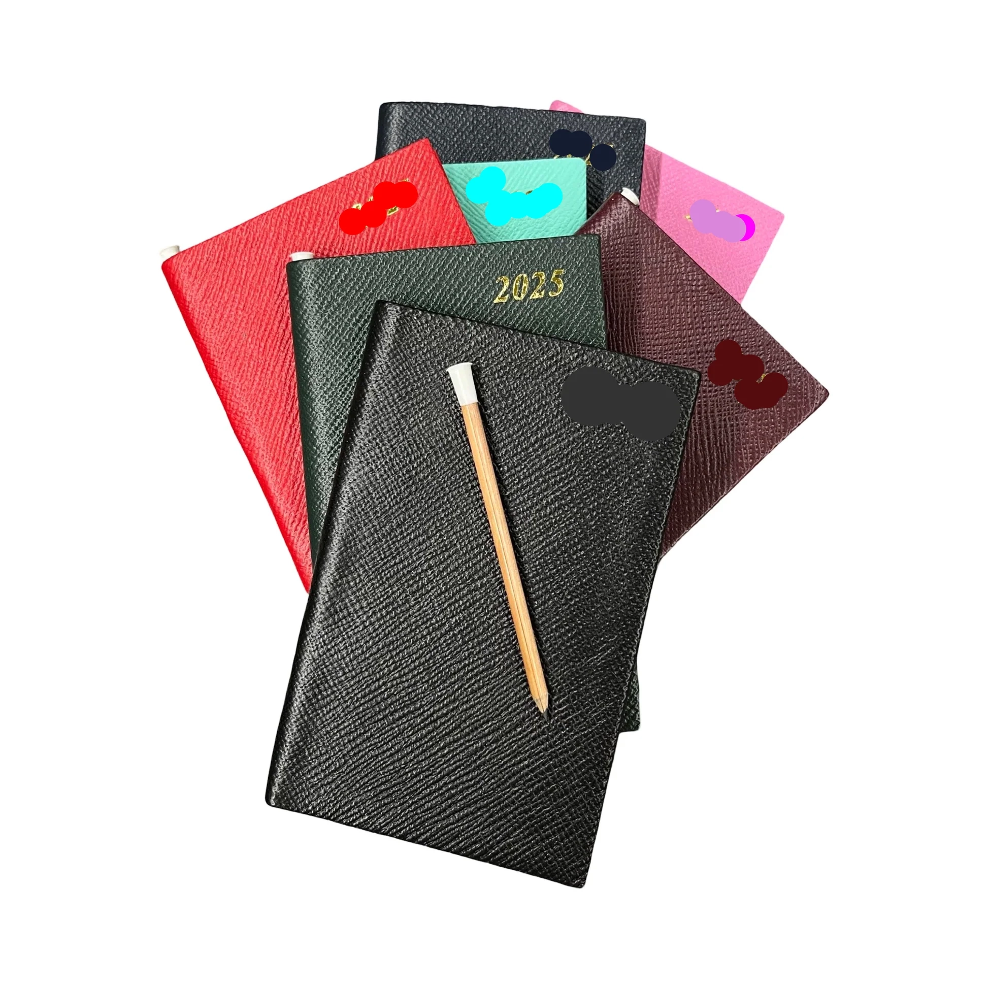 2025 5x3 Leather Pocket Calendar With Pencil Charing Cross D753LJ CHARING CROSS Co 