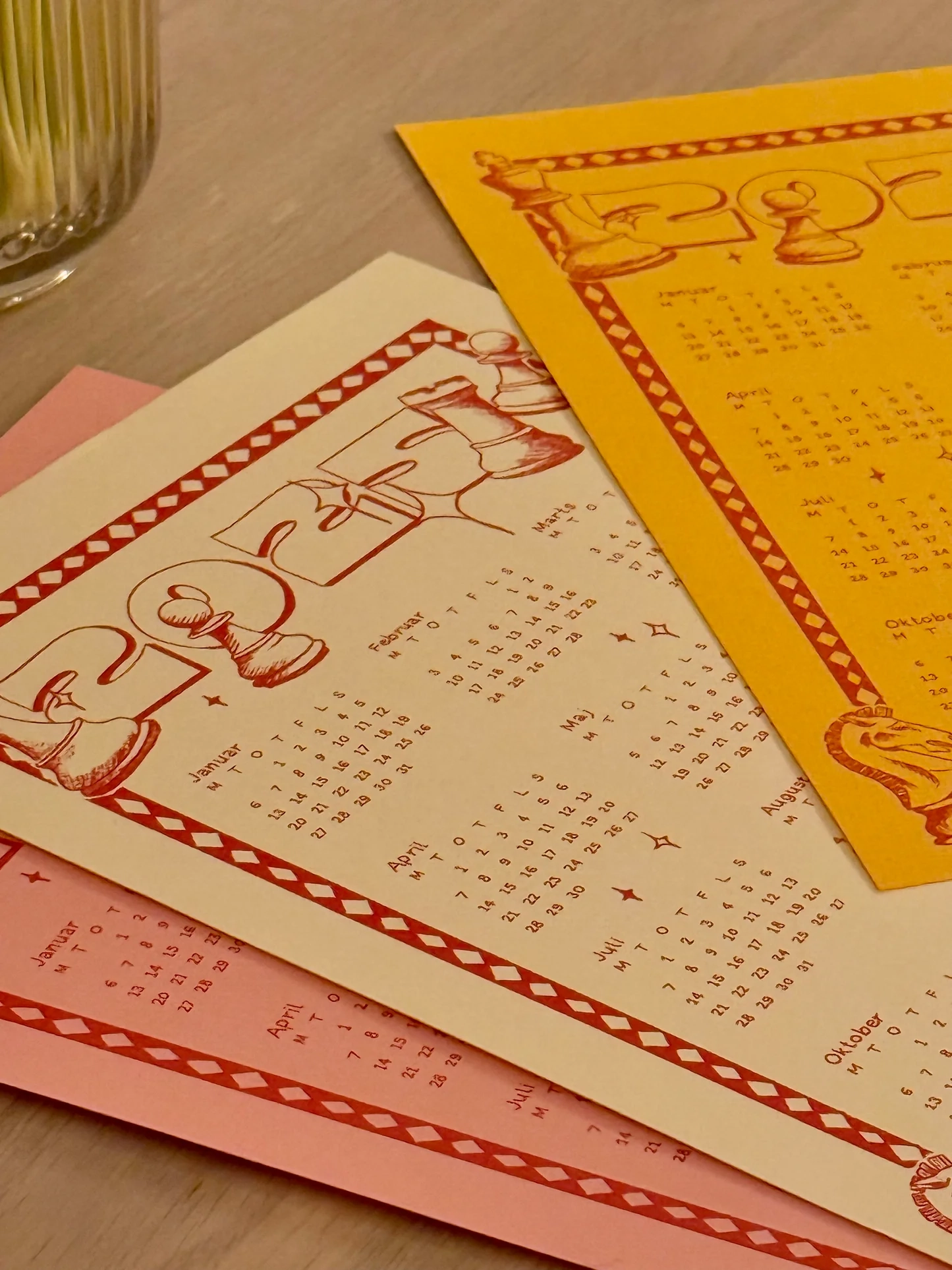 2025 Print selv kalender Gratis Naya Winter