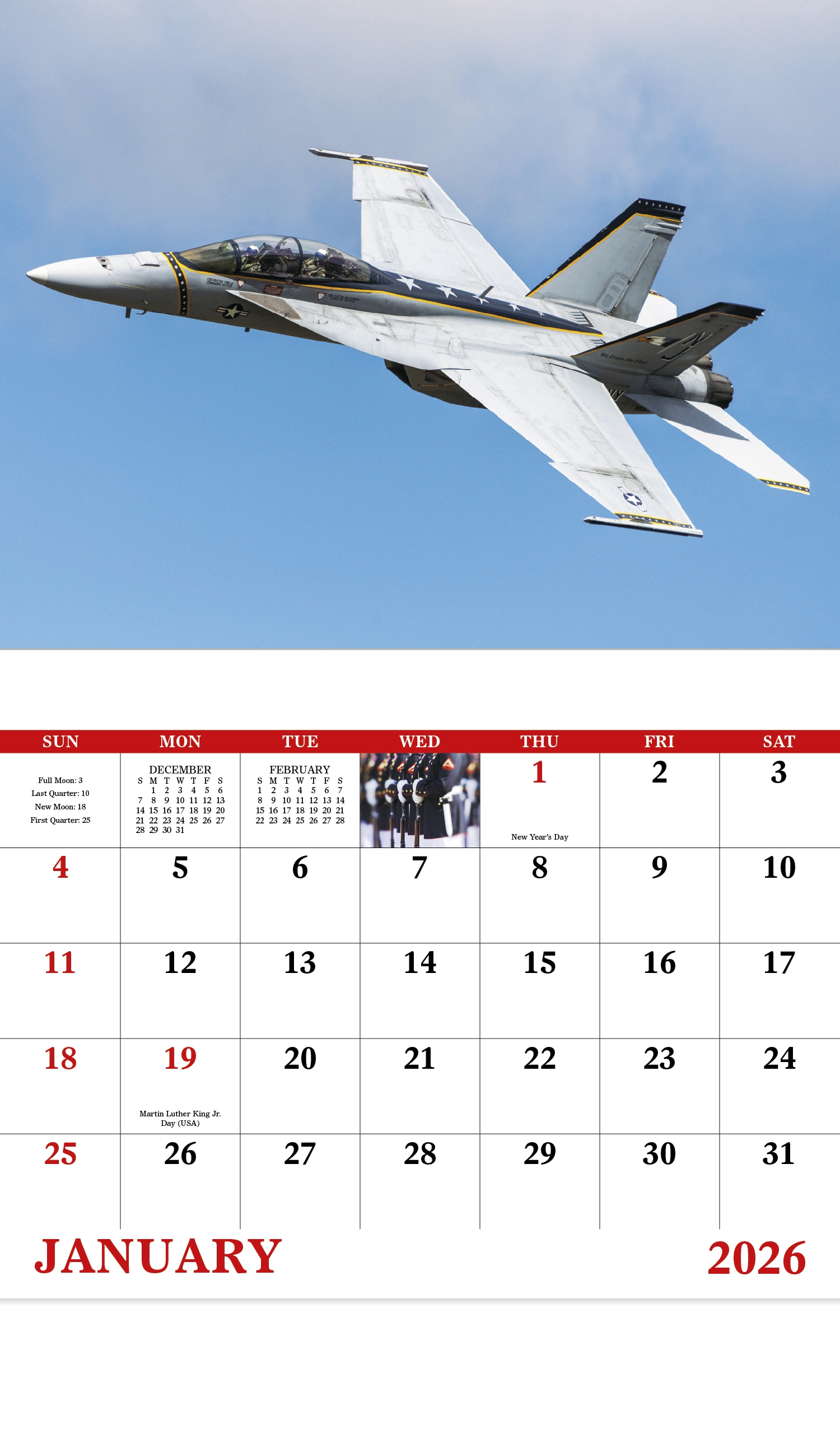 Militaere Kalender 2026