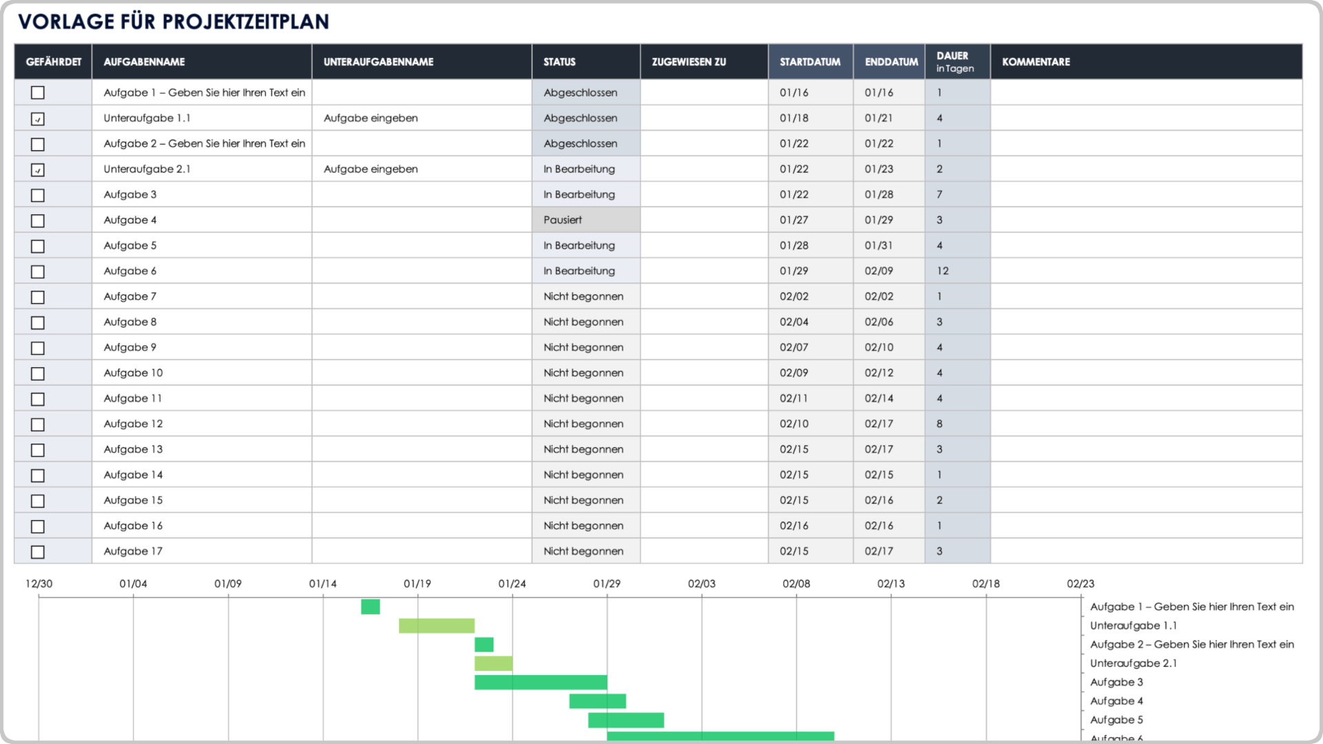 32 Kostenlose Vorlagen F r Excel Tabellen Smartsheet