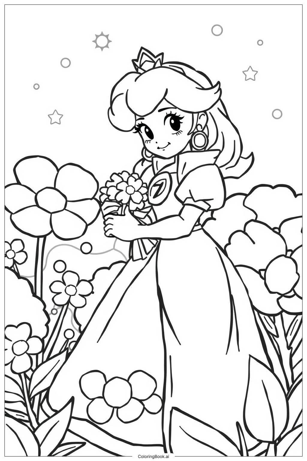 36 Prinzessin Peach Ausmalbilder Kostenlose PDF PNG Downloads 