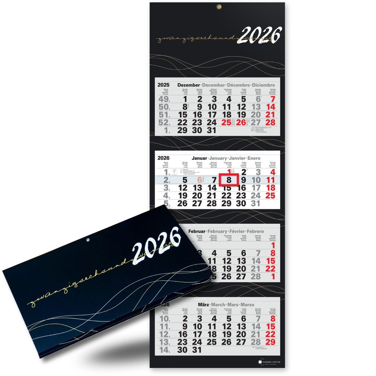 4 Monats Wandkalender Online Kaufen EBay de