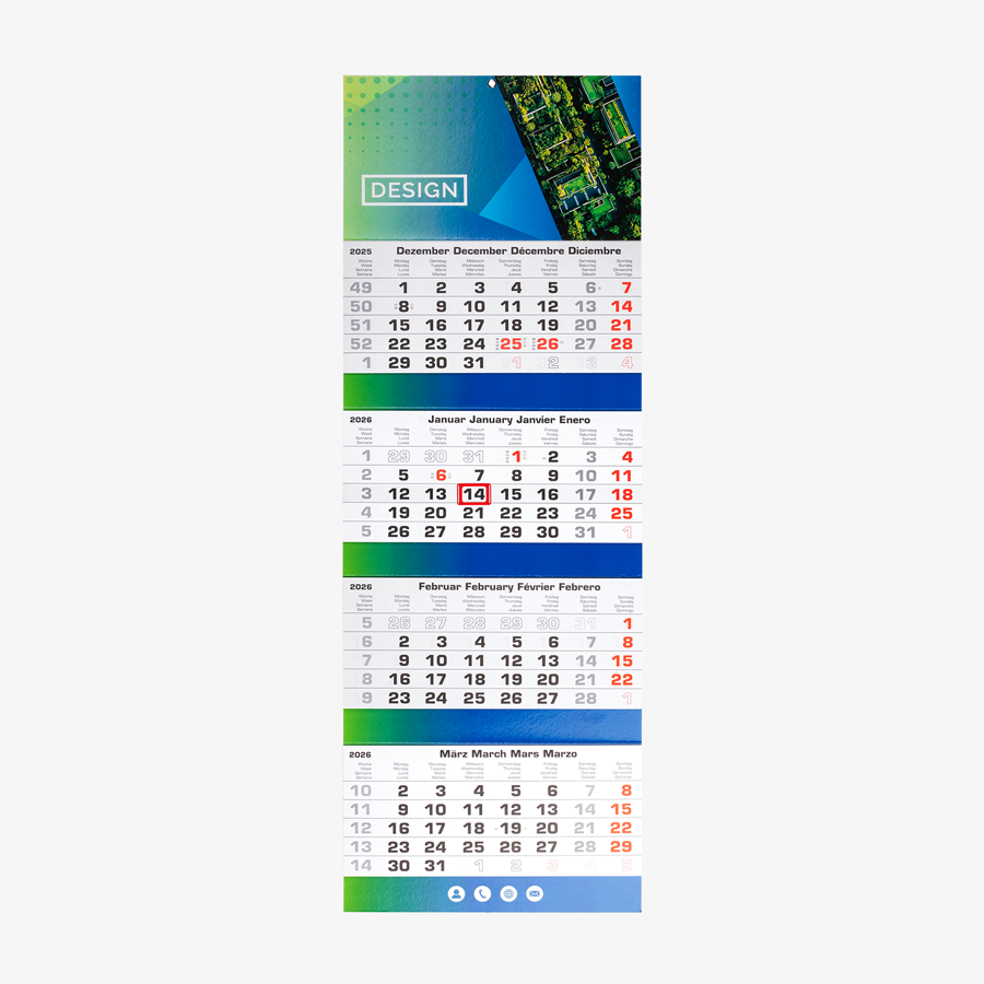 4 Monatskalender G nstig Drucken WIRmachenDRUCK