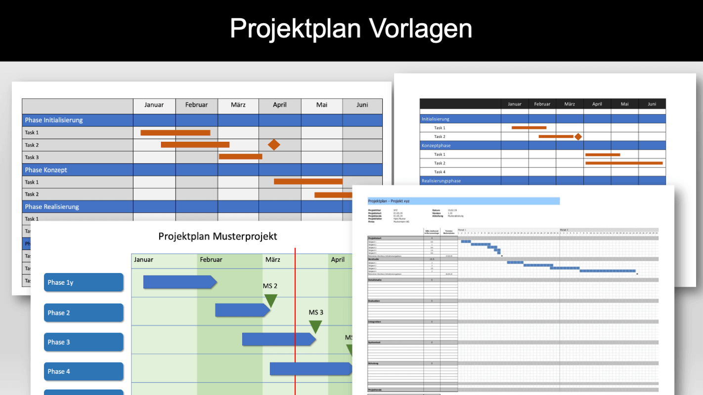 5 Kostenlose Projektplan Vorlagen F r Word Excel PPT