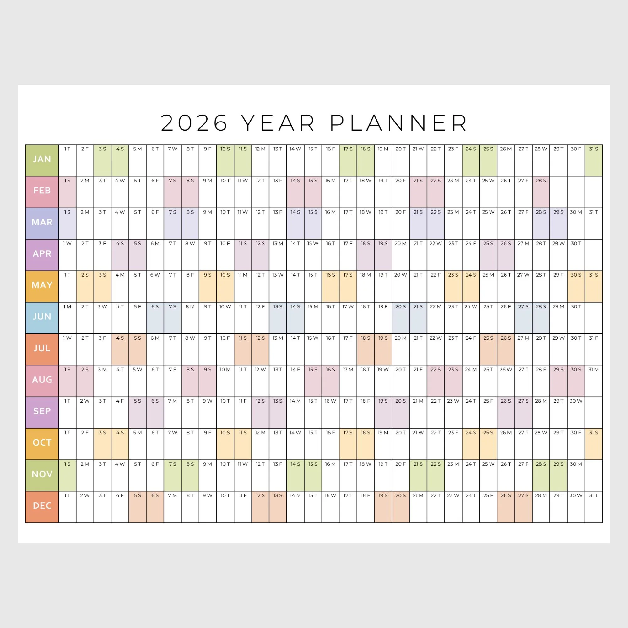 A1 Kalender Etsy sterreich