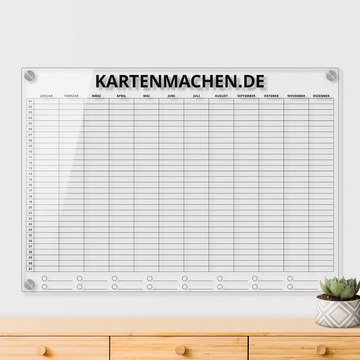 A1 Wall Calendar Etsy de