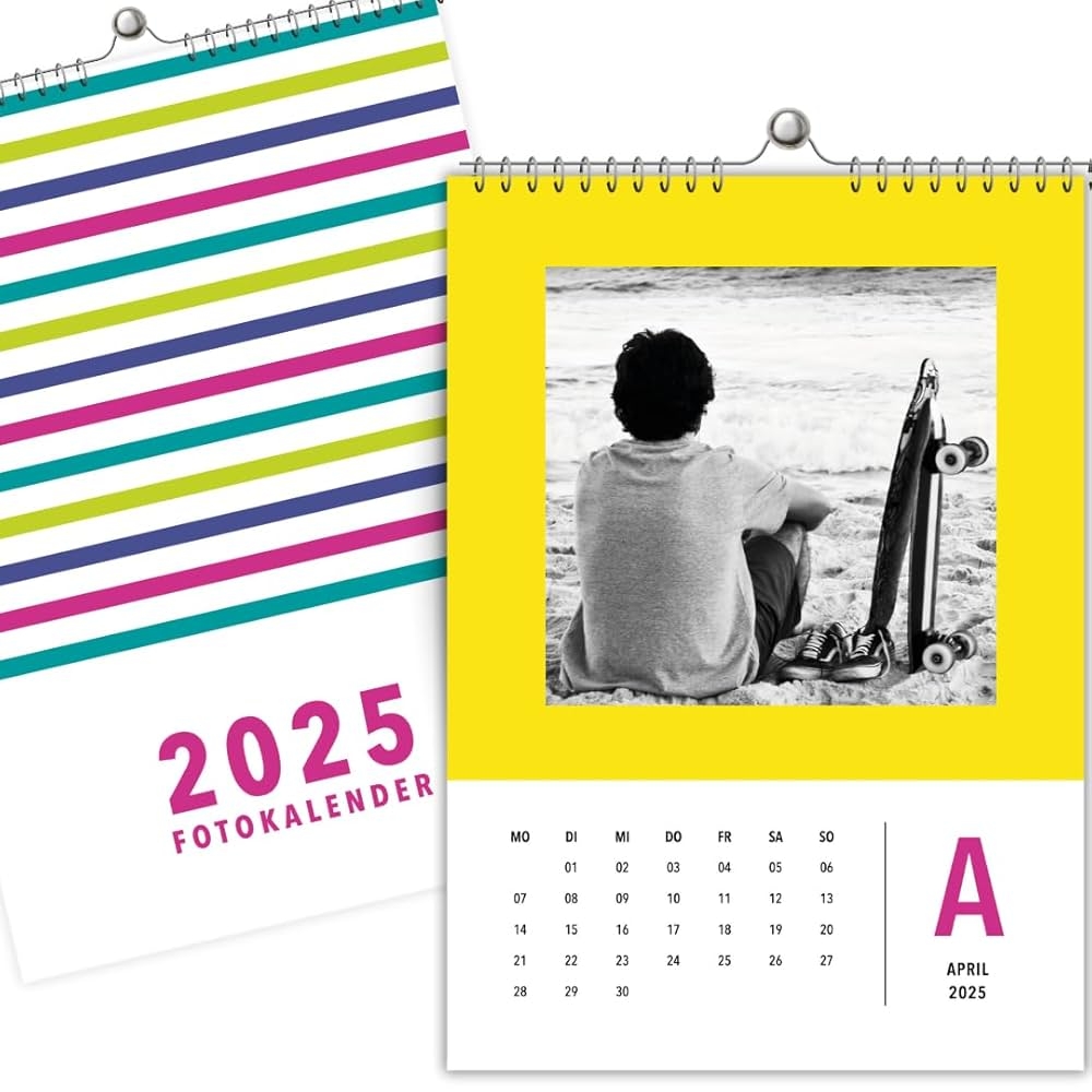 Jahreskalender MIT Foto Din a 5