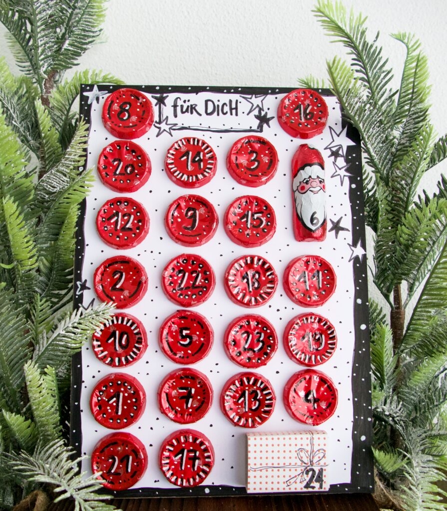 Adventskalender Mit Schokolade Selber Machen DIY Idee