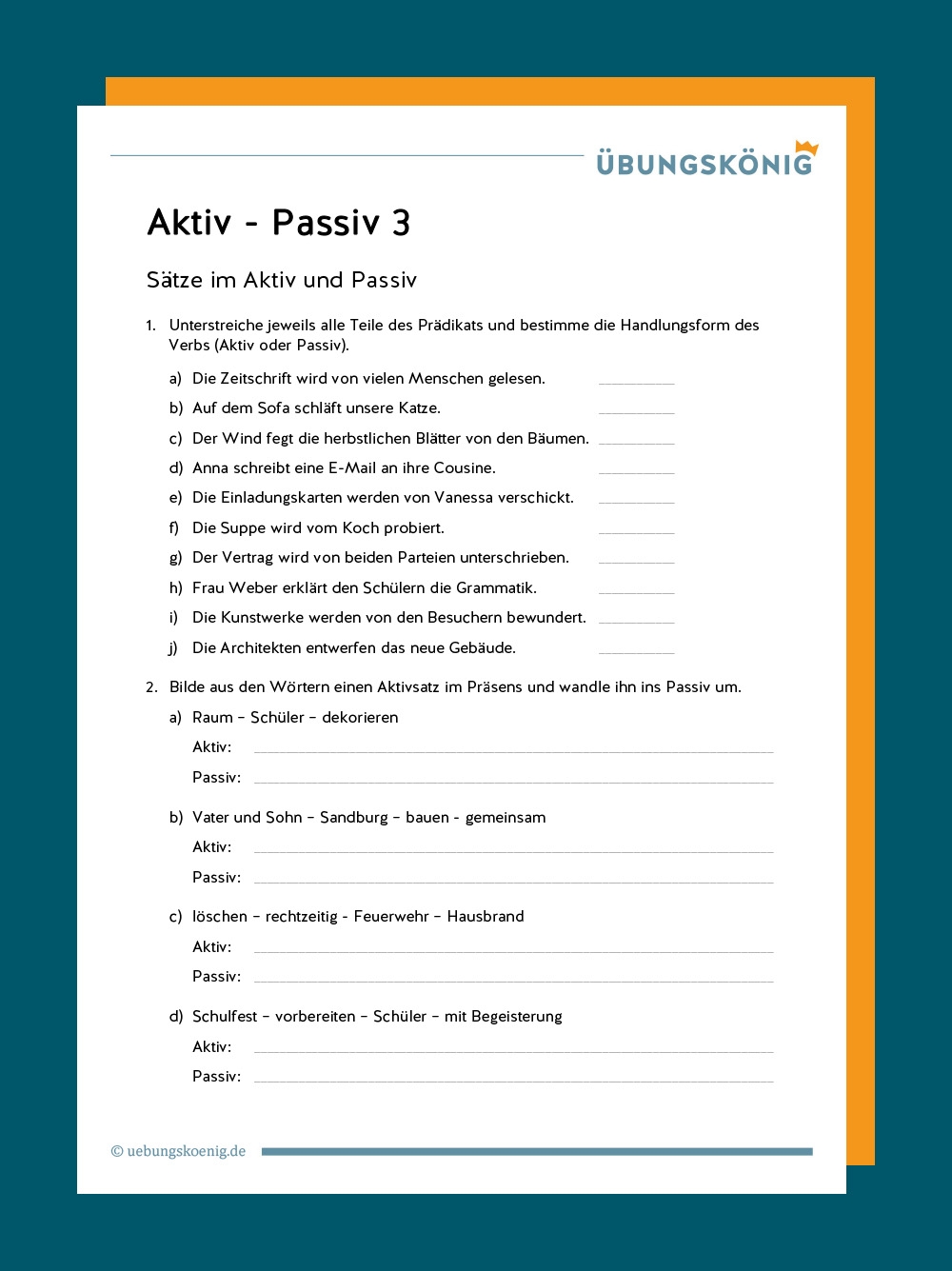 Aktiv Und Passiv