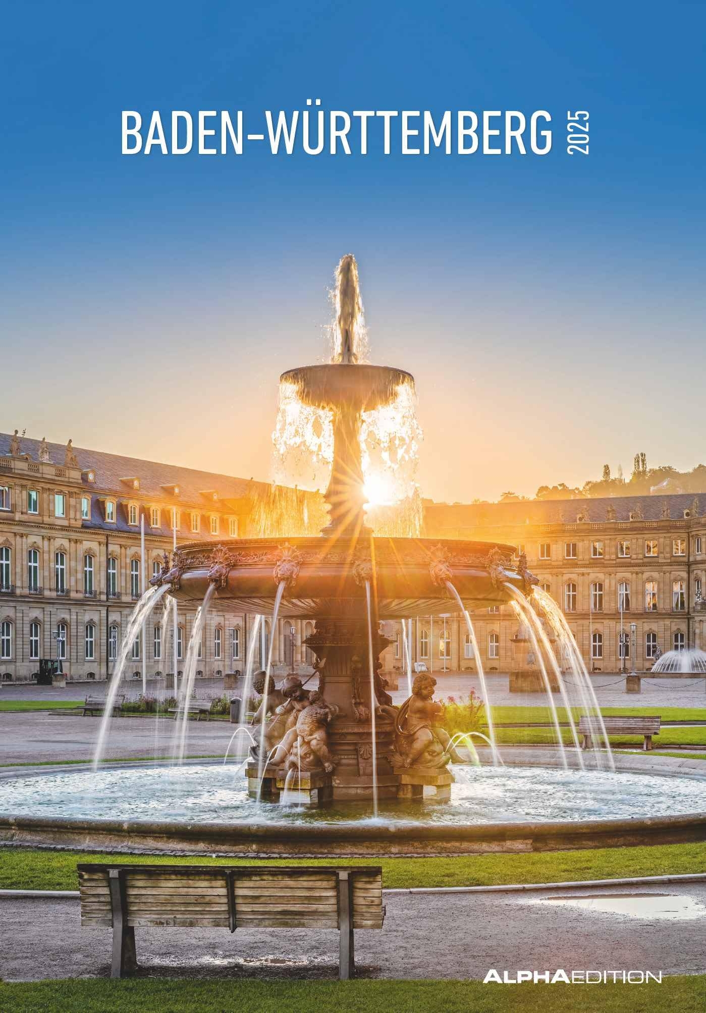 Alpha Edition Baden W rttemberg 2025 Picture Calendar 23 7 X 34 Cm Wall Calendar With Space For Notes And Many Information Pictures From The Federal State German Calendar And Holiday Dates ALPHA