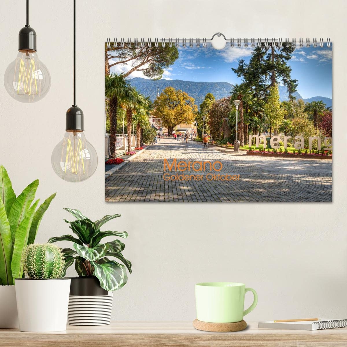Amazon Merano Goldener Oktober Wandkalender 2025 DIN A4 Quer CALVENDO Monatskalender Calendar Sascha Haas Photography Office Products
