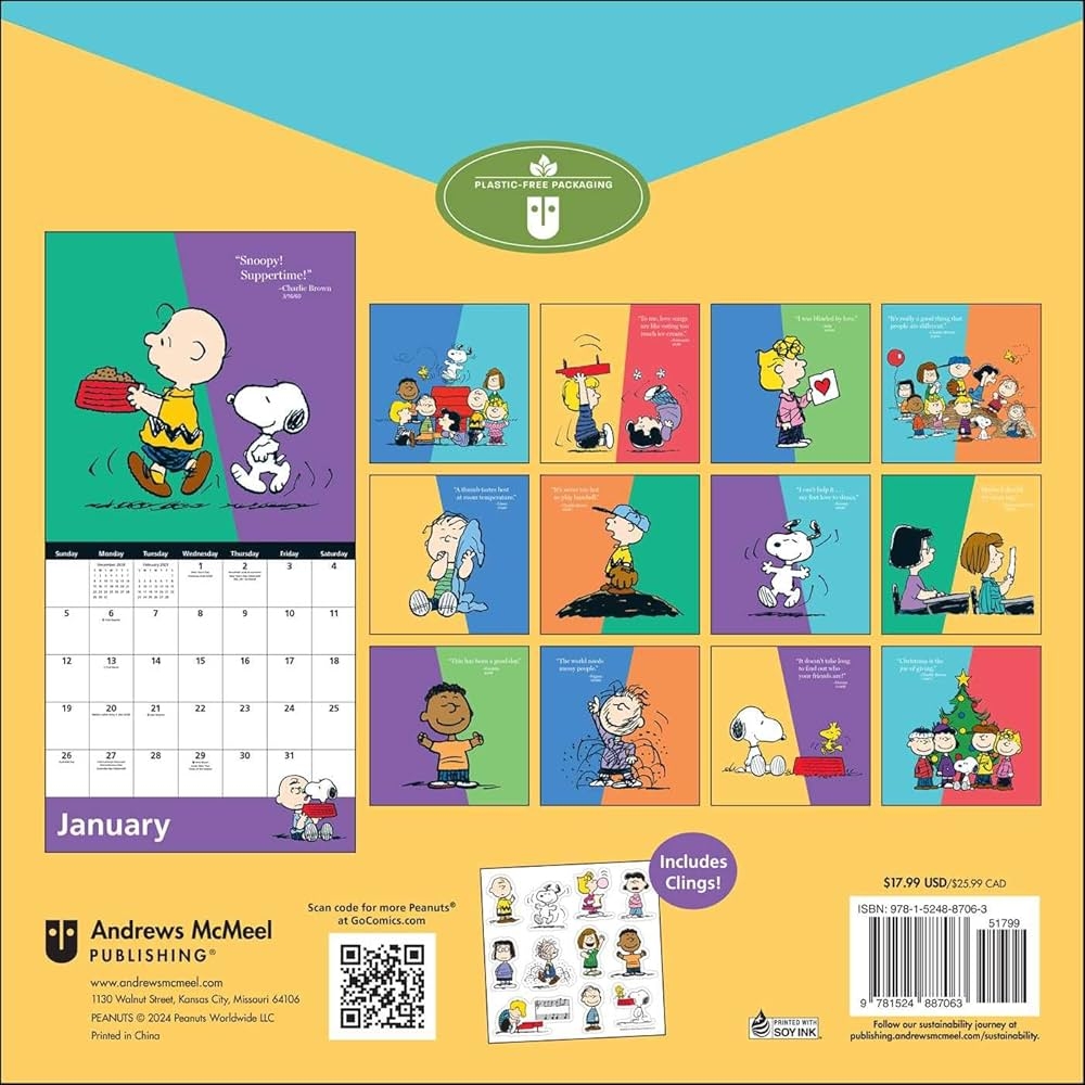 Peanuts Kalender 2025