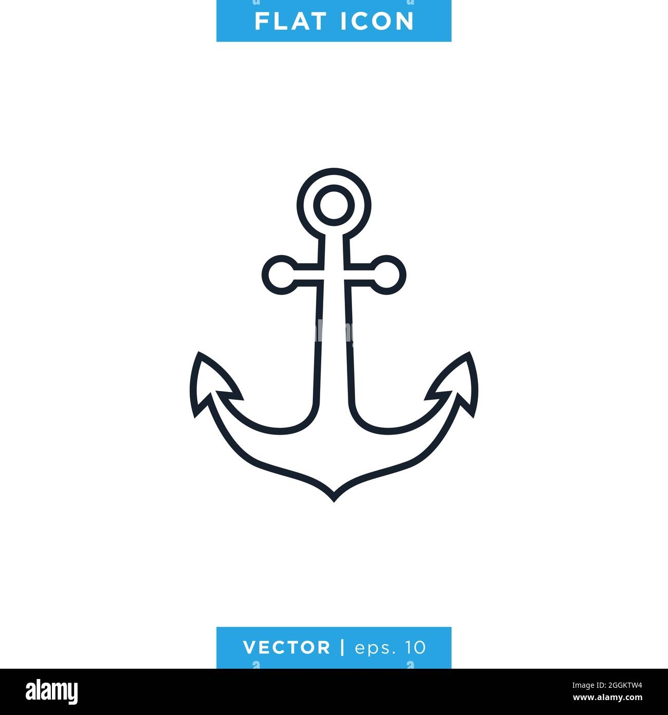 Anker Symbol Vektor Stock Illustration Design Vorlage Editierbare Vektor EPS 10 Stock Vektorgrafik Alamy