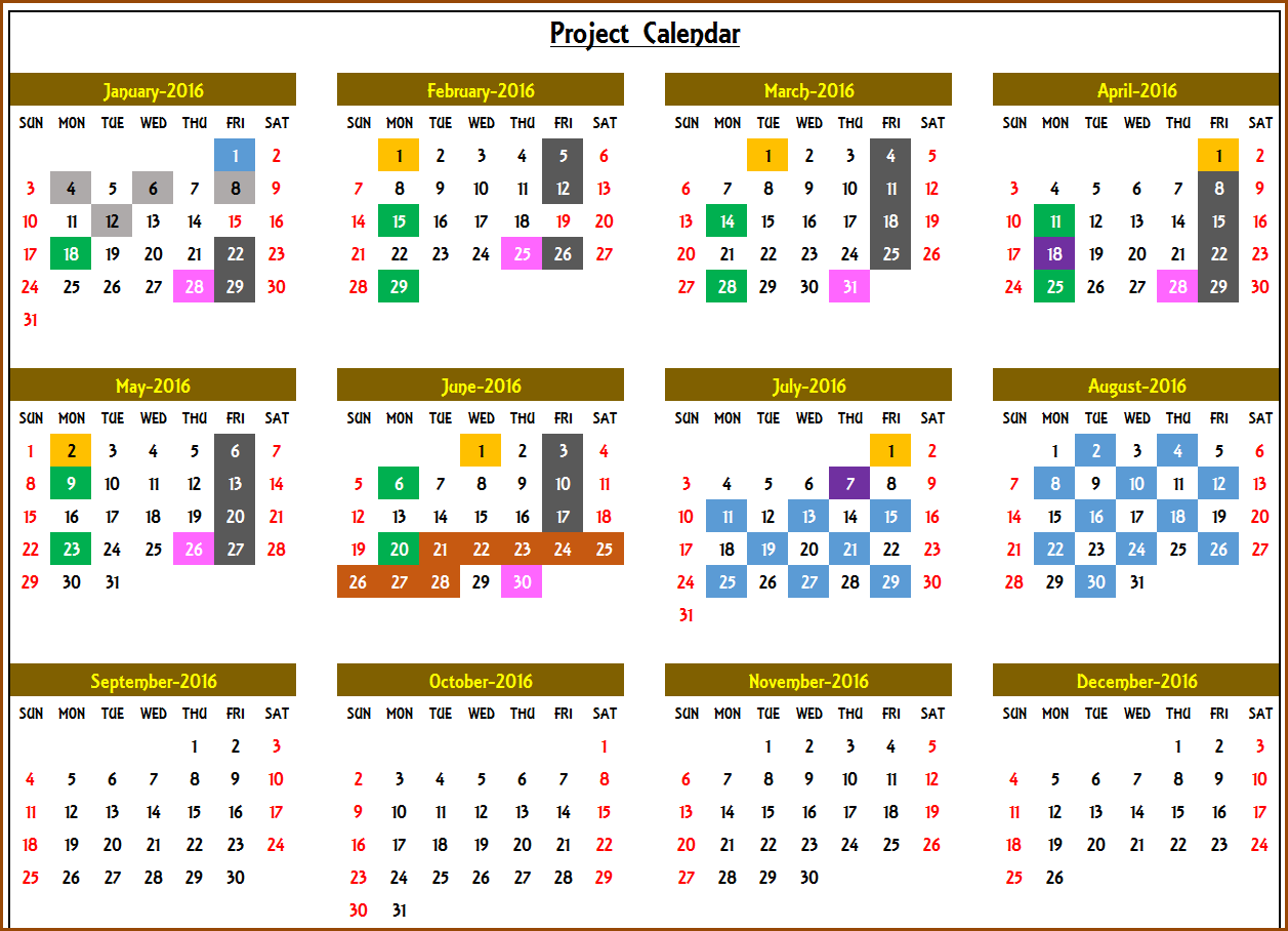 Any Year Excel Calendar Excel User Guide Indzara Indzara Support
