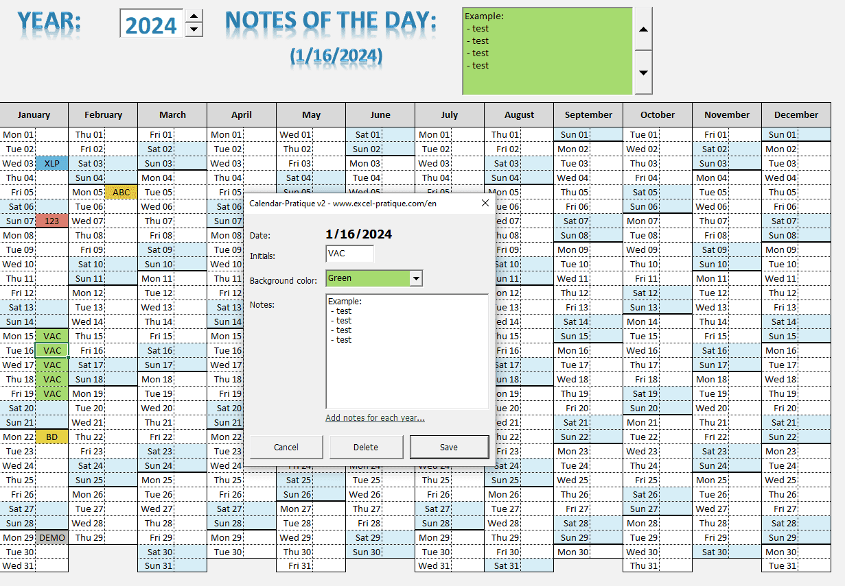 Applications Calendars 