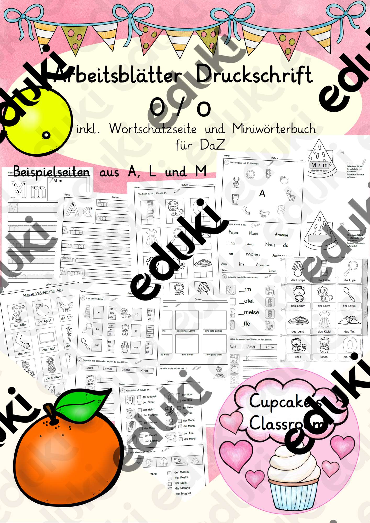 Arbeitsbl tter Buchstabe O Druckschrift Buchstabeneinf hrung DaZ Deutsch Unterrichtsmaterial Im Fach Deutsch