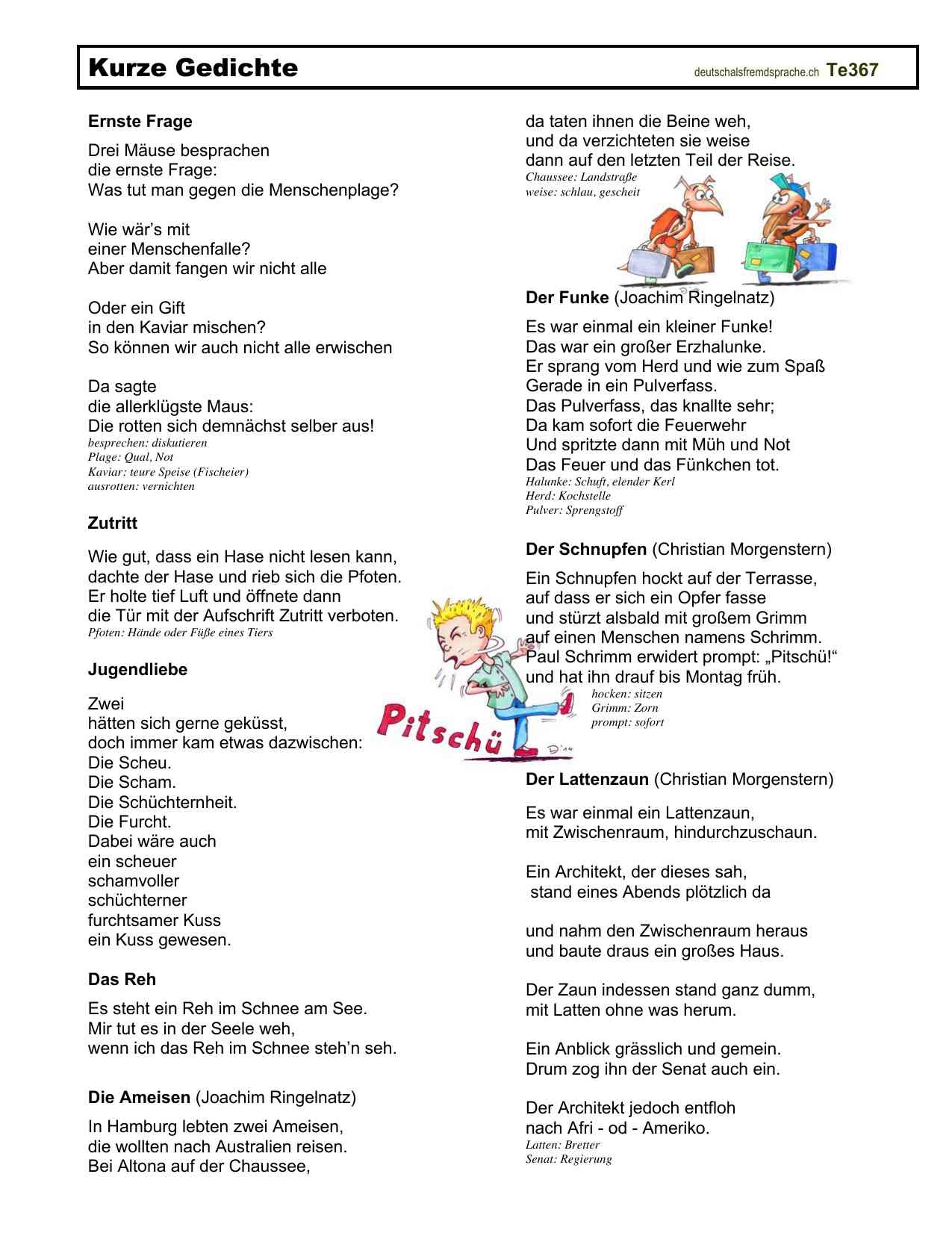 Arbeitsbl tter DaF Deutsch Als Fremdsprache 
