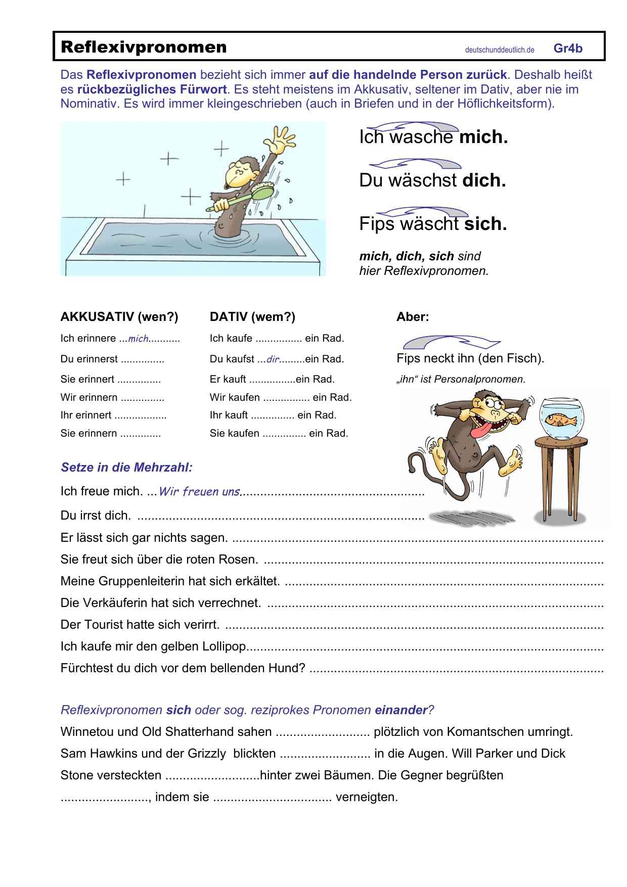 Deutsch Für Kinder Arbeitsblätter