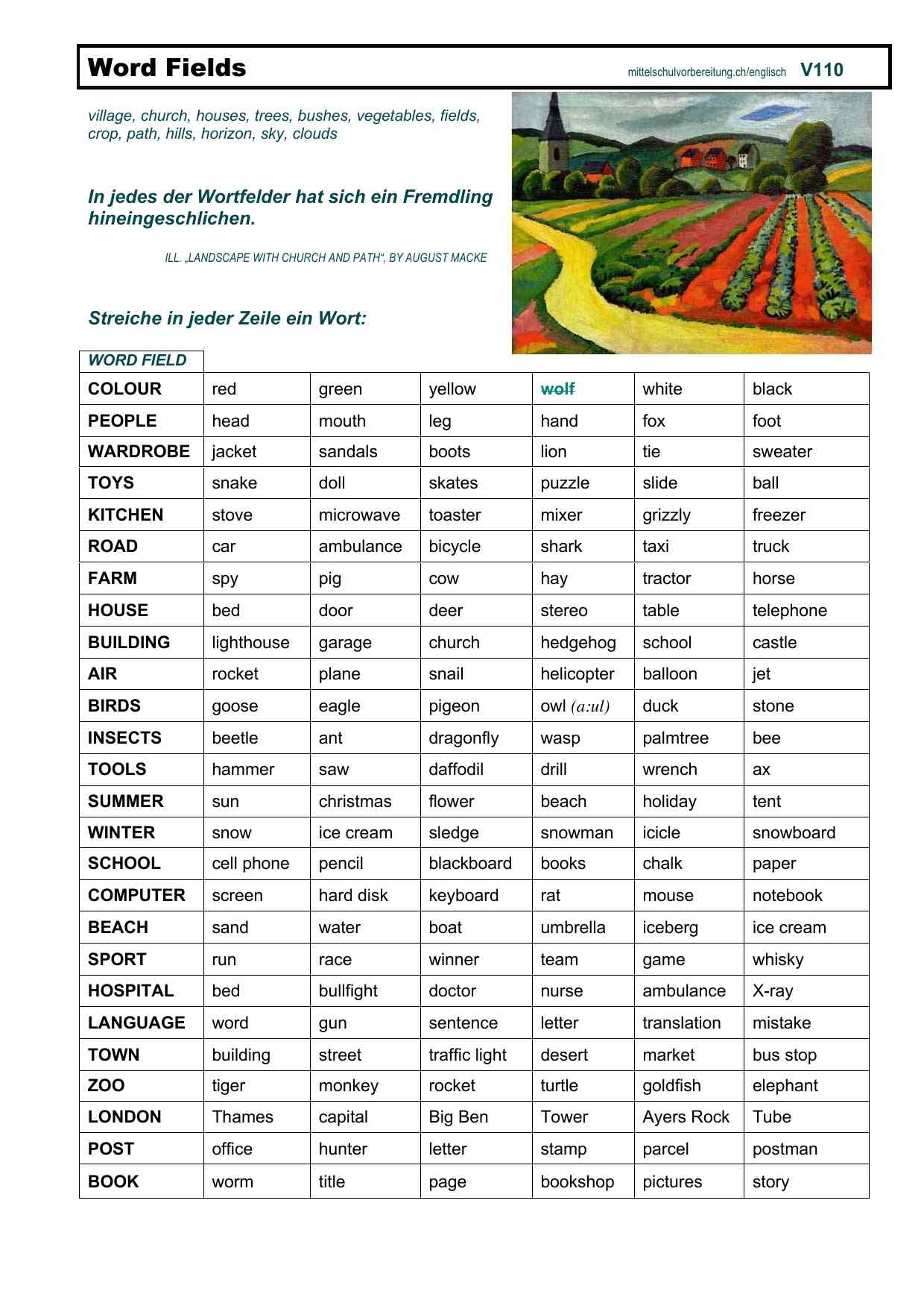 Arbeitsblätter Englisch! Kostenlos