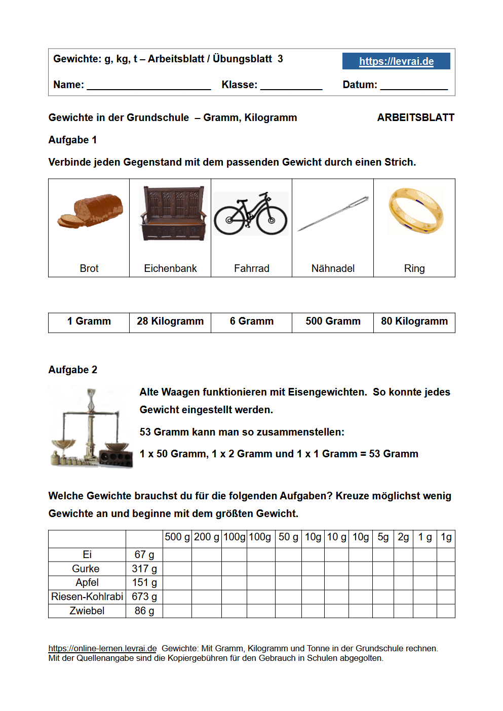 Arbeitsbl tter Und bungsbl tter F r Gewichte In Klasse 3 Arbeitsbl tter Und bungsbl tter F r Gewichte In Klasse 3