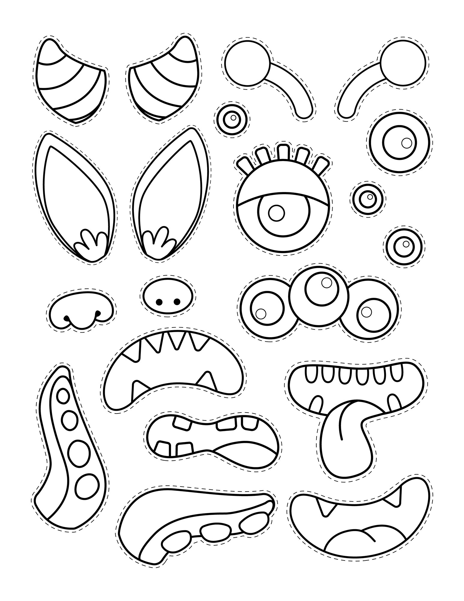 Ausmalbild 120 Gruselige Halloween Ausmalbilder Halloween Vorlage Monster Basteln Teil 2 Kostenlos Ausdrucken