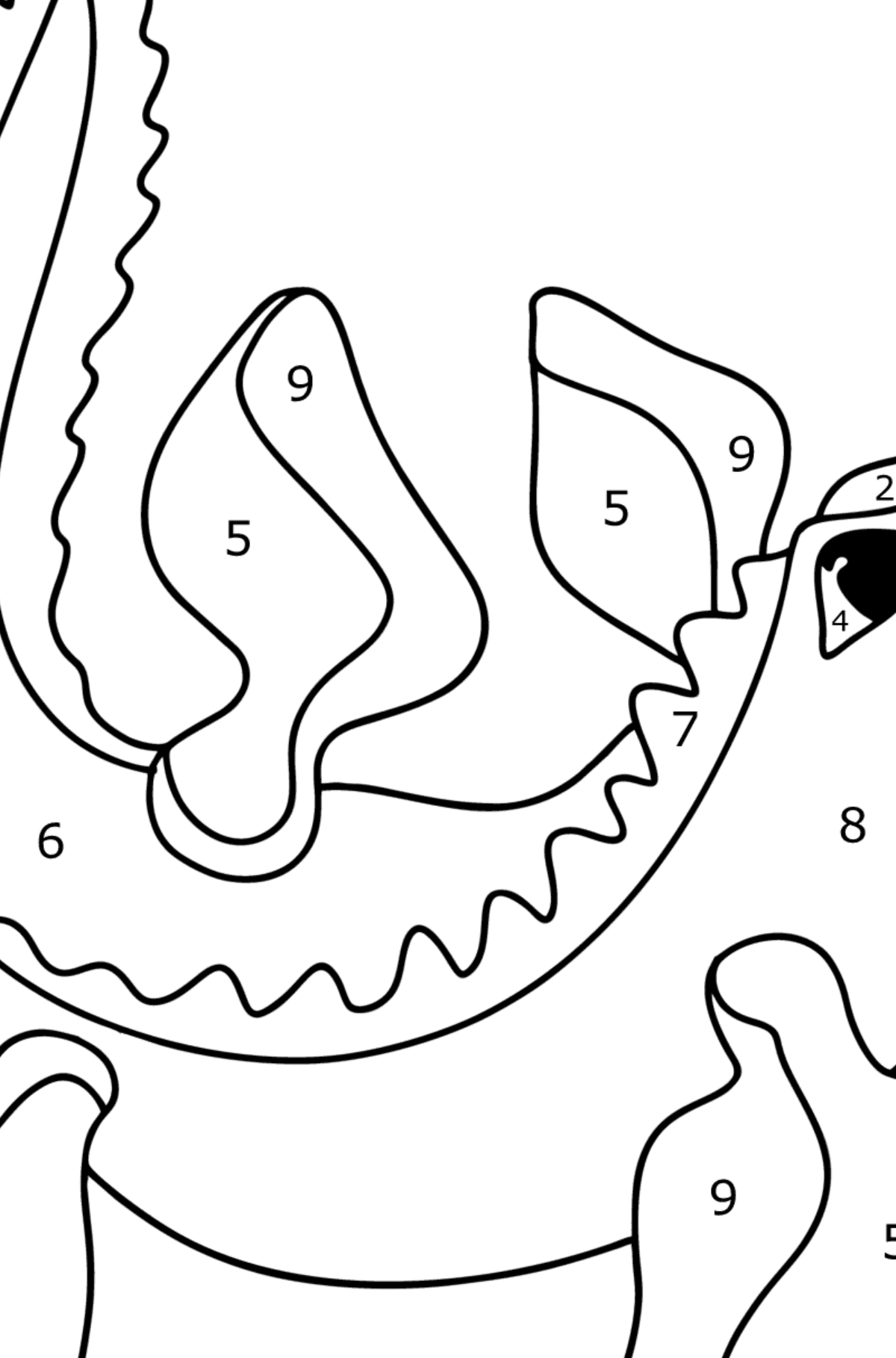 Ausmalbild Mosasaurus Kostenlos Drucken Und Online 