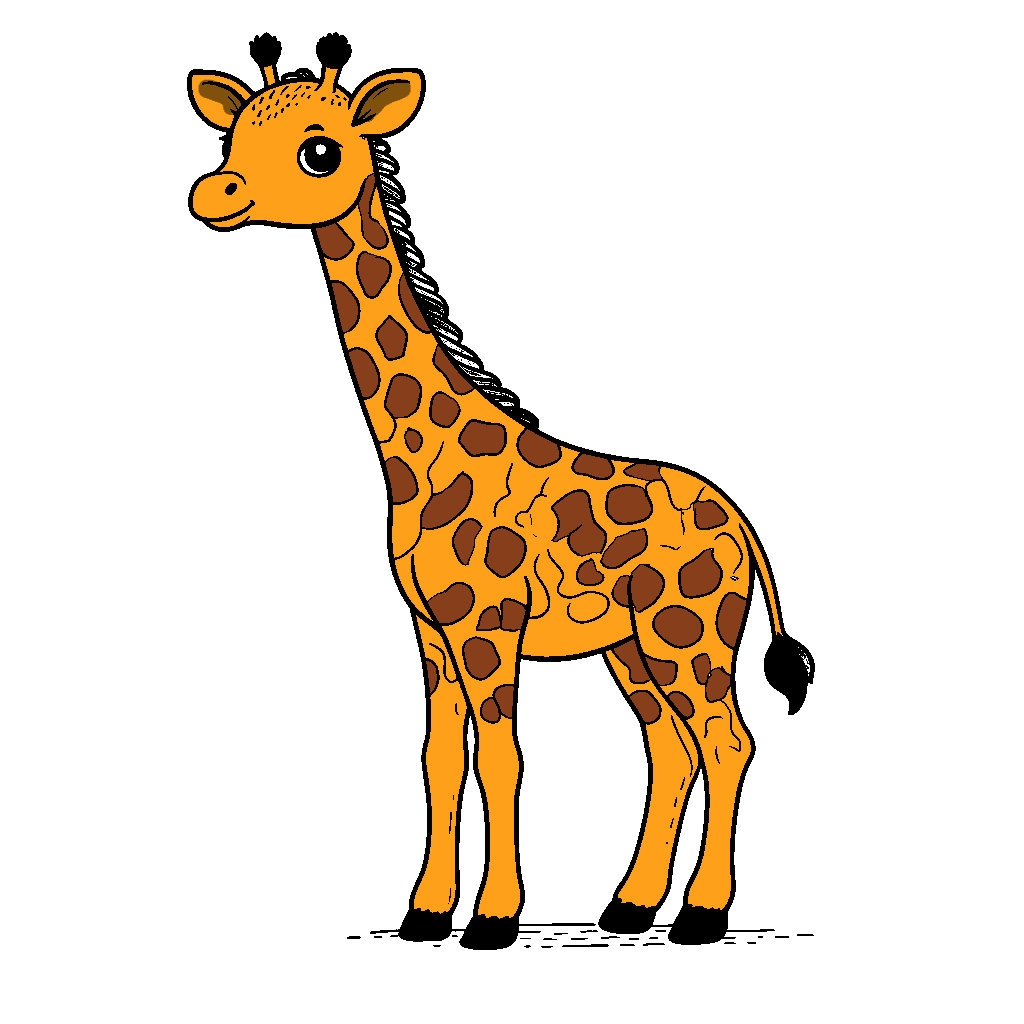 Ausmalbilder Giraffe Kostenlos Zum Ausdrucken Geschenkissimo