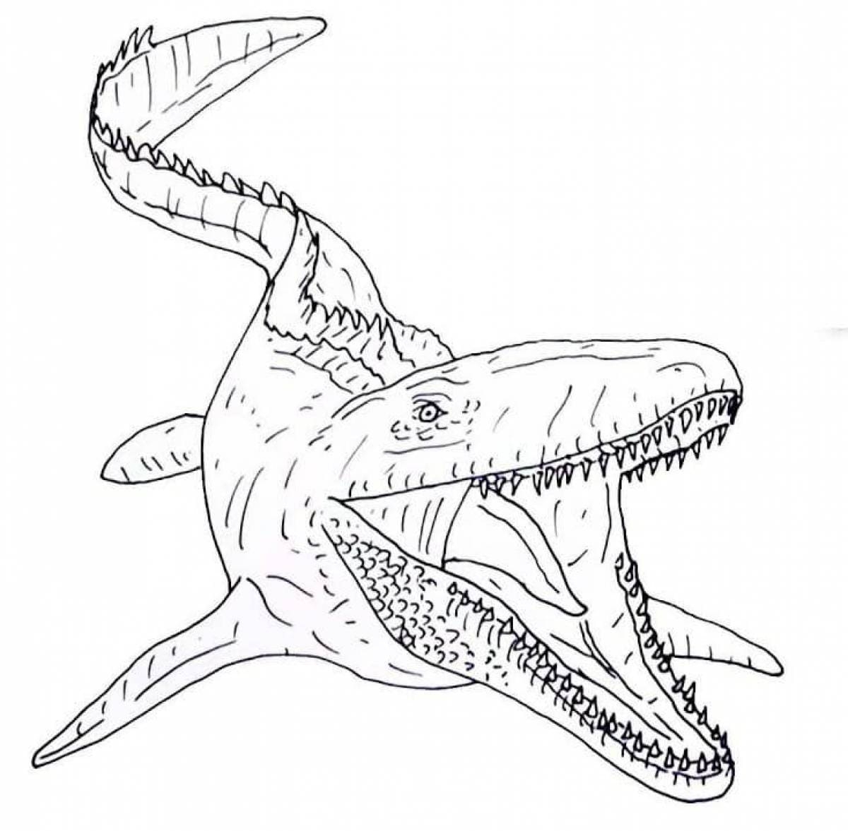Ausmalbilder Mosasaurus Malvorlagen Zum Ausdrucken