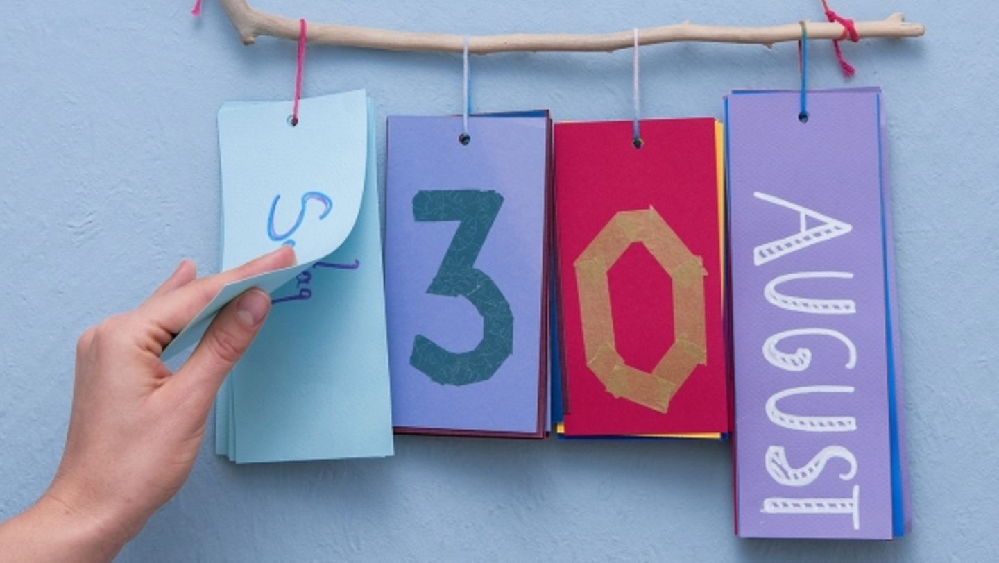 Bastelanleitung Ewiger Kalender GEOLINO 