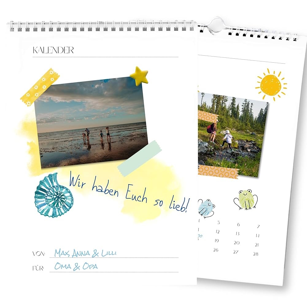 Blanko Fotokalender DIY