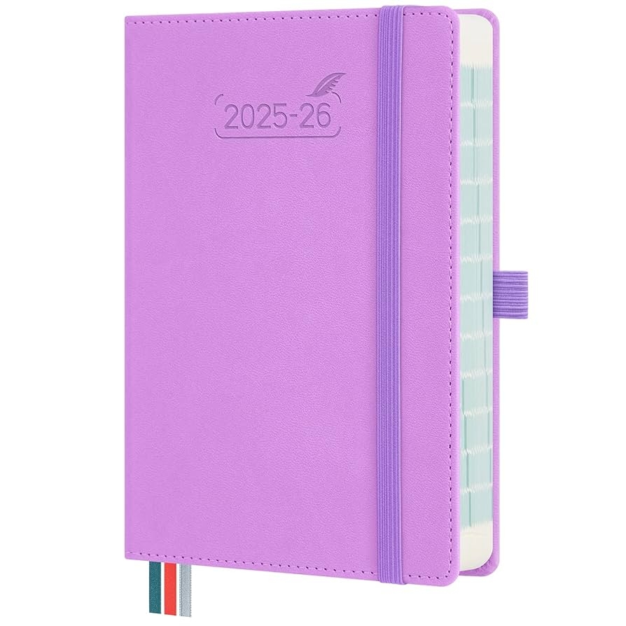 BEZEND 16 Monate Kalender 2025 2026 Sep 25 Dez 26 Tagesplaner 1 Tag 1 Seite Mit Zeitleiste 30 Minuten Takt Tageskalender Din B6 12 X 17 Cm Terminplaner 25 26 Mit PU Leder Hardcover Lavendel Amazon de B robedarf Schreibwaren