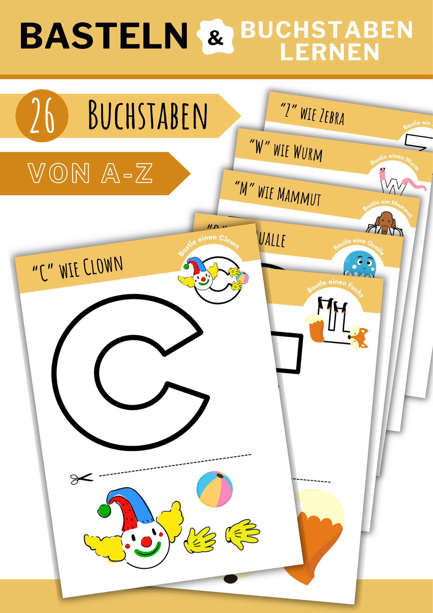 Buchstaben Basteln Vorlagen Buchstaben Zum Ausdrucken Unterrichtsmaterial In Den F chern Kunst Deutsch
