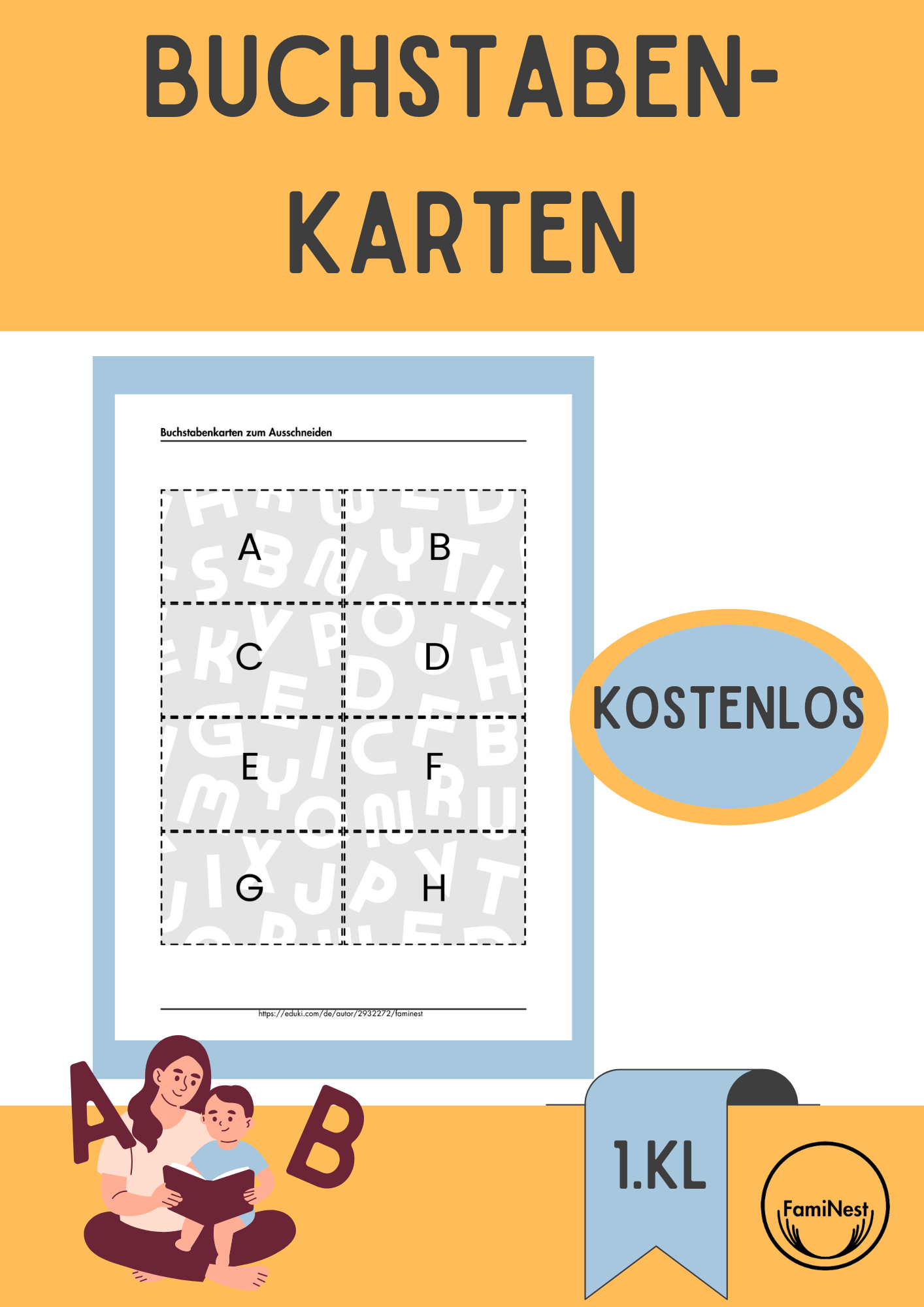 Buchstabenkarten Zum Ausdrucken Kostenlos Unterrichtsmaterial Im Fach Deutsch