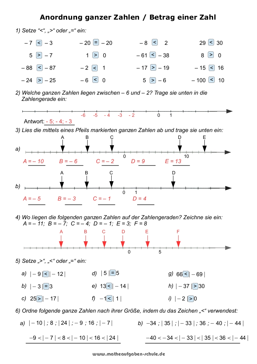 6. Klasse Mathe Übungsblätter Kostenlos 6. Klasse Mathe Übungsblätter Kostenlos