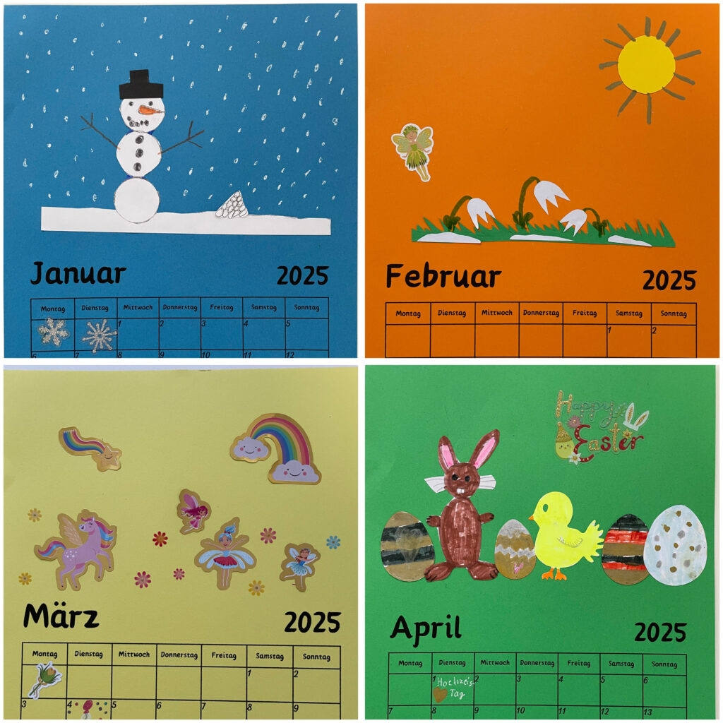 Kalender Selber Gestalten Kinder