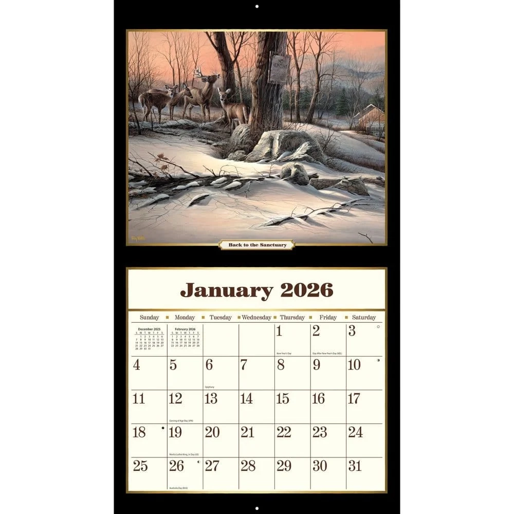 Buy Terry Redlin Calendar 2026 Art Work By Terry Redlin Langstore