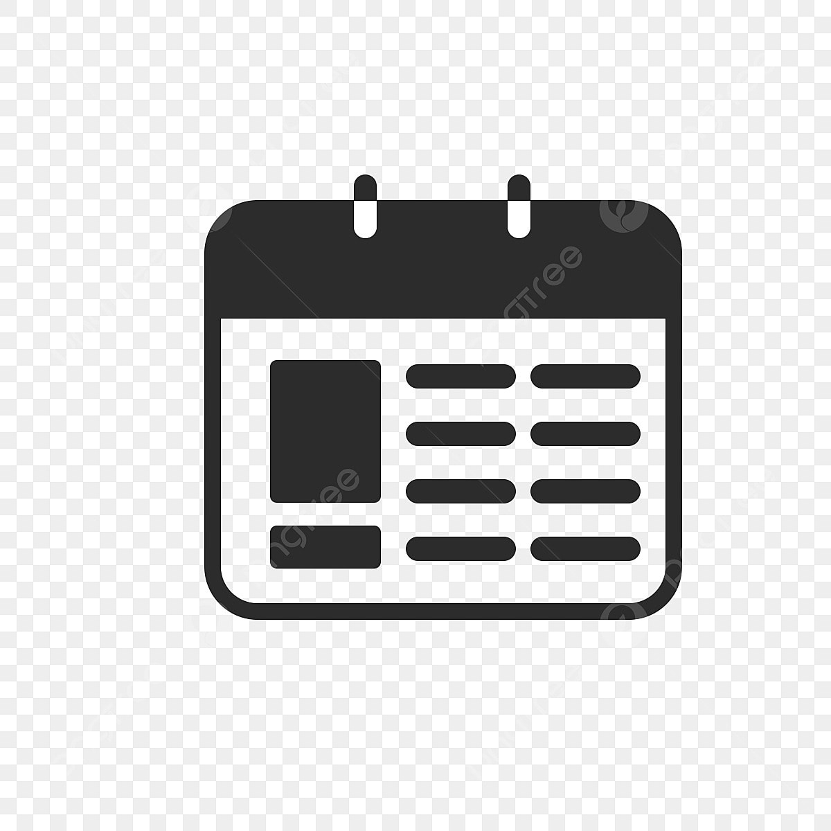 Calendar Black Silhouette PNG Transparent Black And White Date Calendar Icon Calendar Icons Date Icons Black Icons PNG Image For Free Download