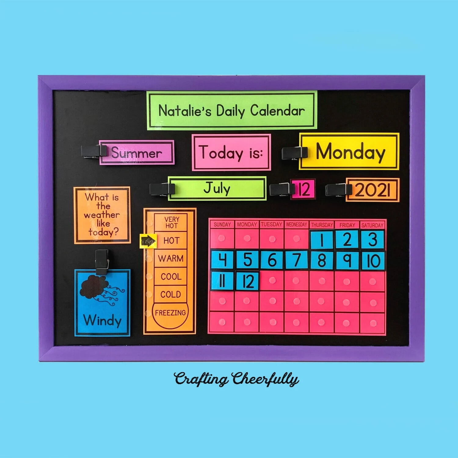 DIY Kalender Pinterest
