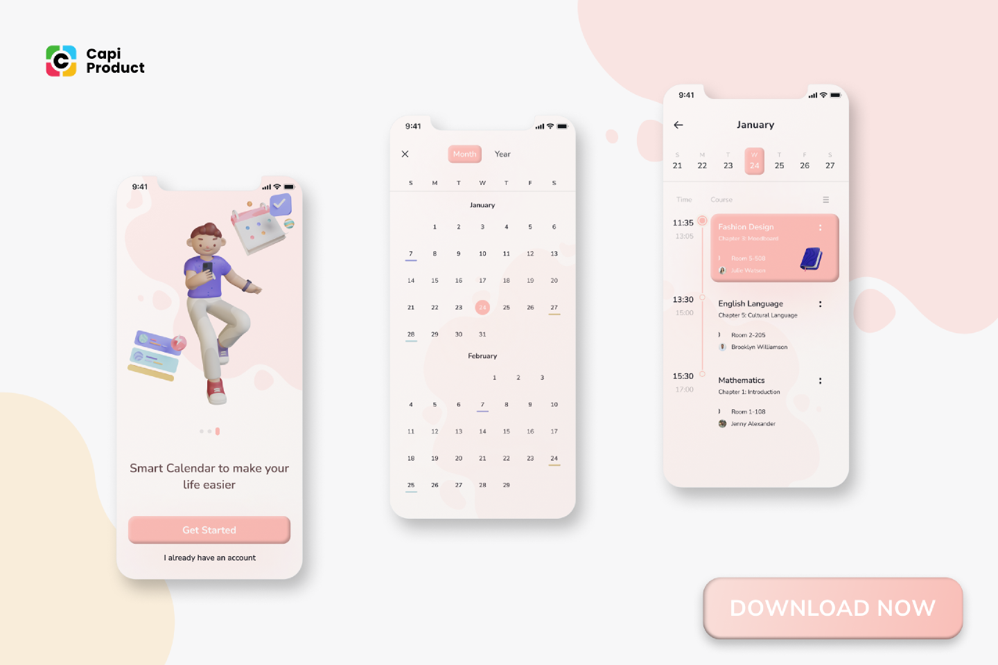 Calendar Mobile App Figma