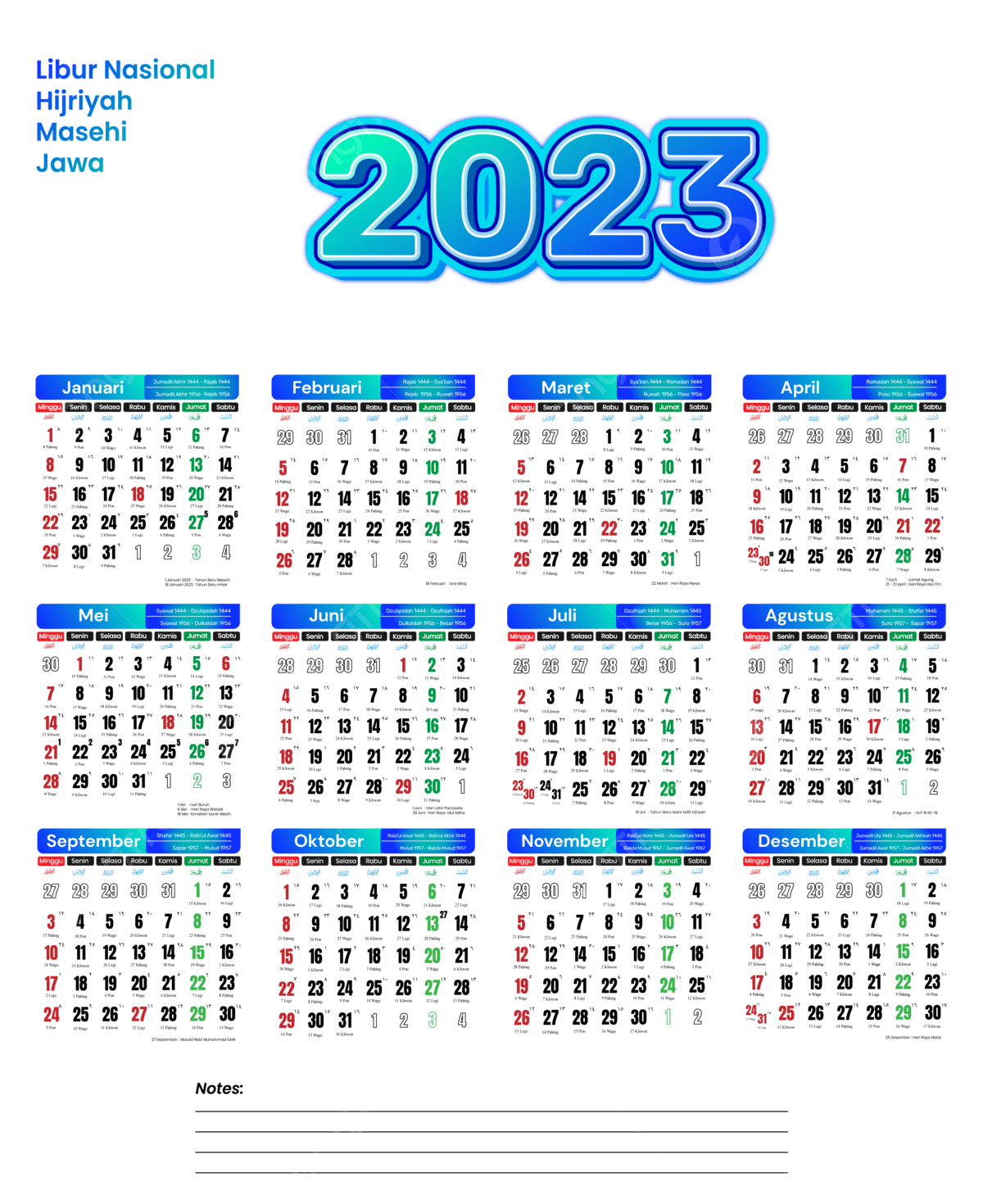 Calendar Year 2023 PNG Transparent Images Free Download Vector Files Pngtree