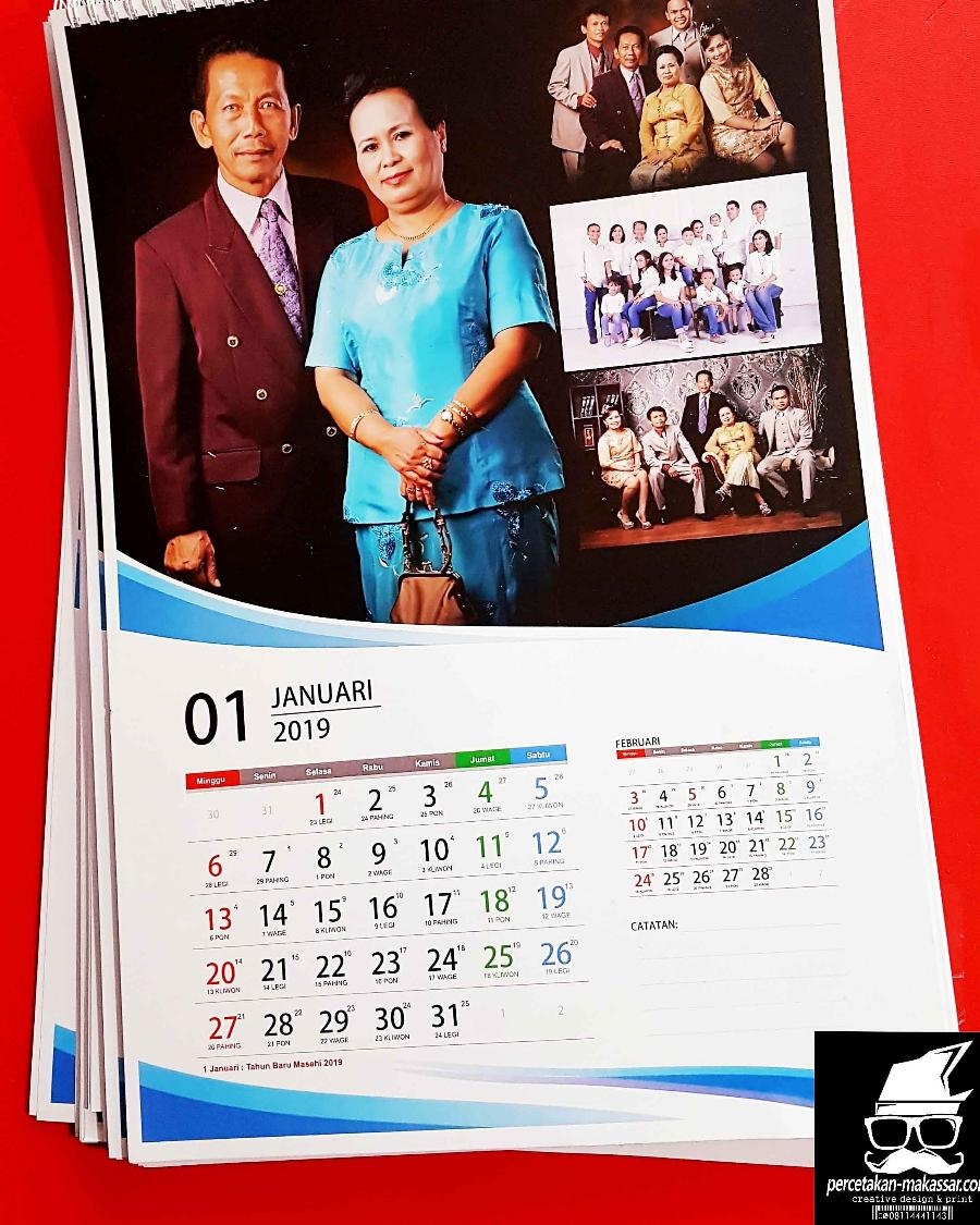 Cara Desain Kalender Dinding Yang Baik Dan Profesional Percetakan makassar