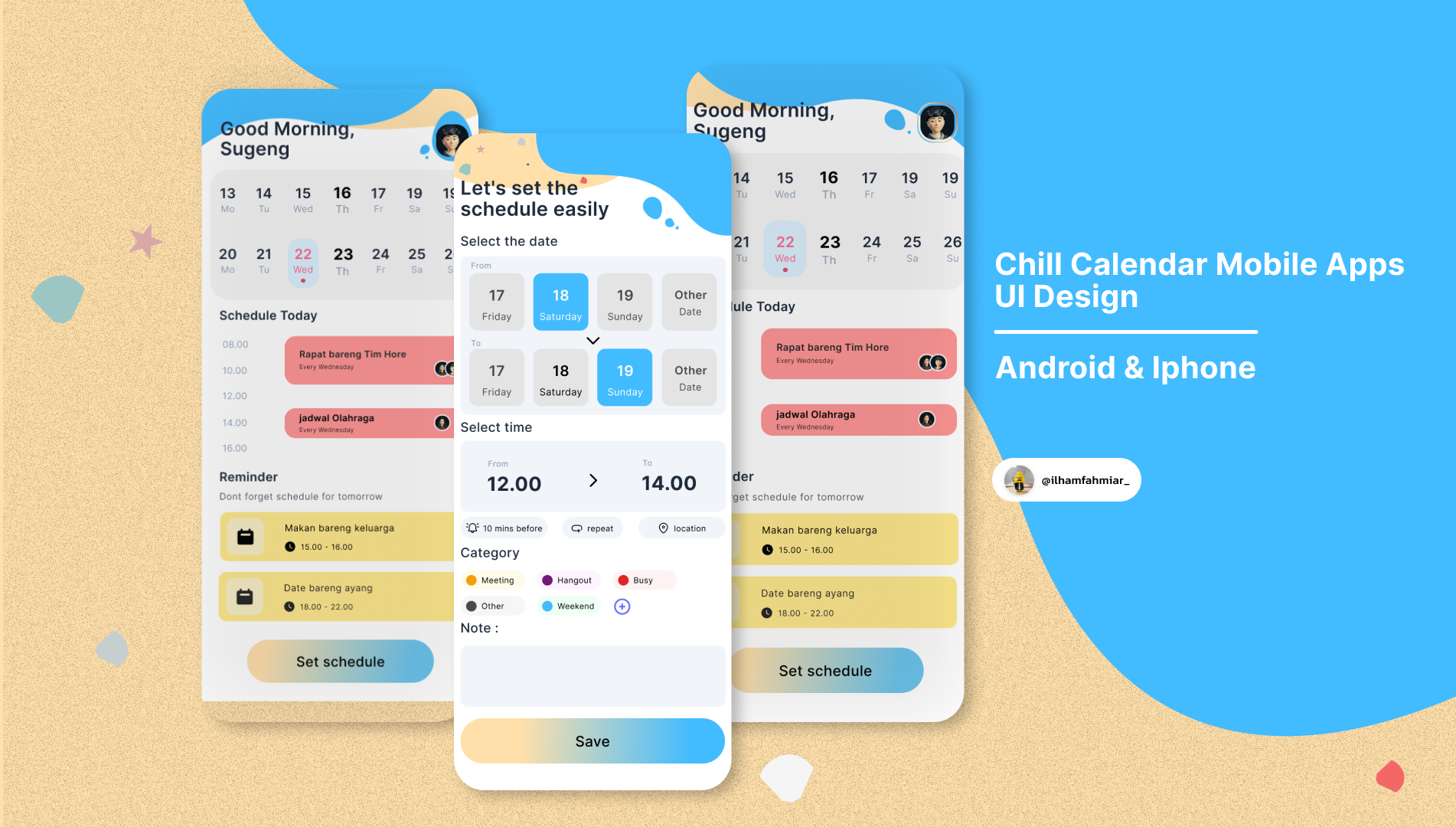 Kalender for App Dummy