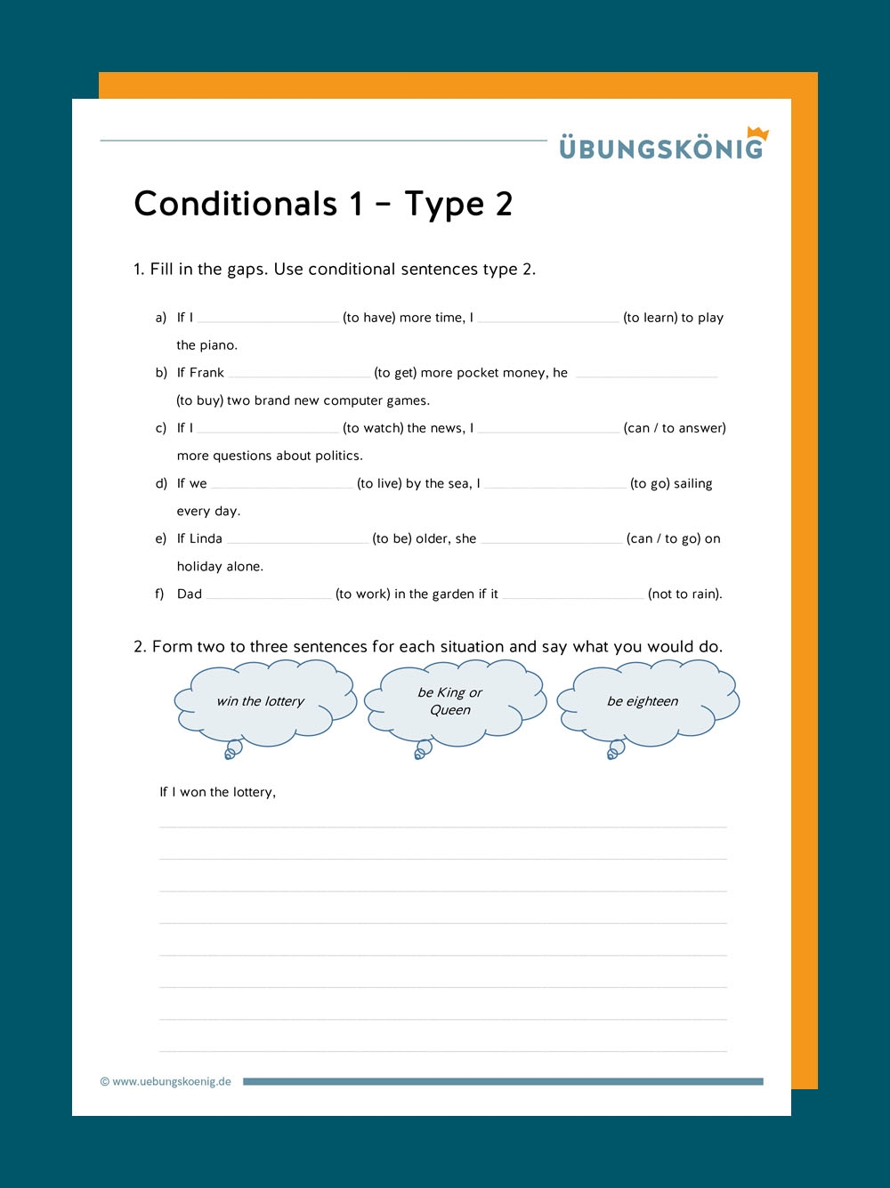 Conditional Sentences If Clauses